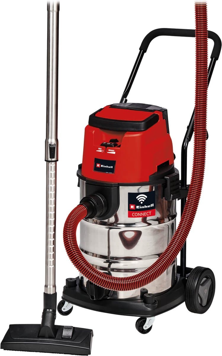 Einhell Professional Accu Nat-/Droogzuiger TP-VC 36/30 S Auto Li Solo - Power X-Change - 36 V/Li-ion - 30 L - ECO/BOOST-modus - 100/150 mbar - Connectiviteitsfunctie - Incl. 11-delige Accessoireset - Excl. accu en lader — afbeelding 1