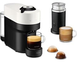 Krups Nespresso Vertuo POP XN9211 - Koffiecupmachine - Coconut White - Inclusief Melkopschuimer - Compact
