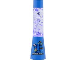 Minecraft Glitter Liquid Flow Lamp – Officieel Gelicentieerde Microsoft Merchandise, Nachtlamp & Gamekamer Decoratie- Paladone