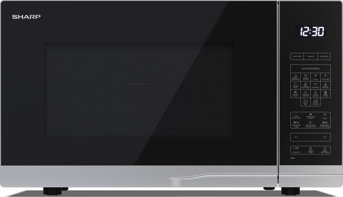 Sharp YC-PC322AE-S magnetron met grill en hetelucht functie — afbeelding 1