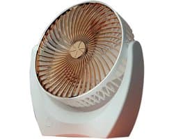 Oplaadbare kleine draagbare ventilator, mini-ventilator op USB, bureauventilator voor reizen, kamperen en kantoor