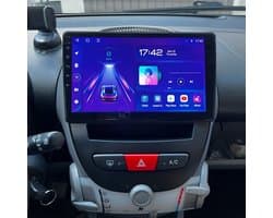 Junsun Android Autoradio Geschikt Voor Toyota Aygo Peugeot 107 Citroen C1 - 2GB+32GB - Draadloze CarPlay & Andriod Auto - GPS Navigatiesysteem - Bluetooth - 10-inch Touchscreen - WiFi - RDS - SWC