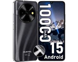 OUKITEL C59 Smartphone, 10000mAh, 16GB+128GB, 6,88" HD+ 90Hz, Android 15, 13MP, GPS
