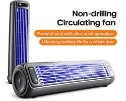 Velmio Draagbare Airco - Persoonlijke Koeler - Luchtverkoeler - Ventilator - Thuis en Kantoor - Stille Werking - 3 Standen - Compact Formaat