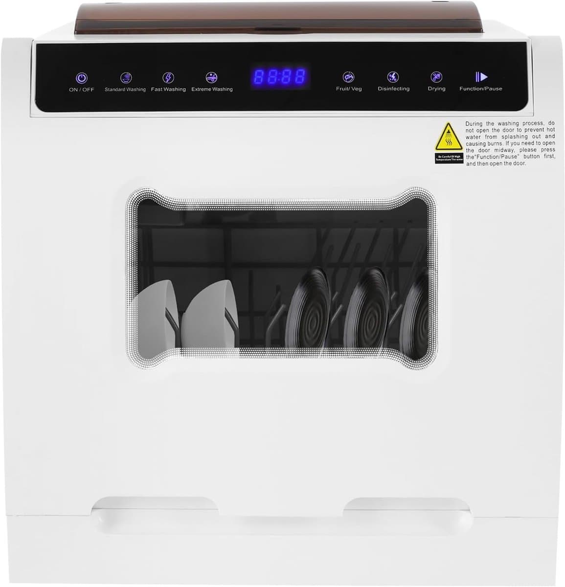 Mini vaatwasser - Compact apparaat - Snel servies reinigen - Energiezuinig en stil - 46 x 41 x 46 cm — afbeelding 1