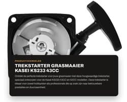 Trekstarter Professionele Kwaliteit - Herbruikbare Verpakking - Duurzame Constructie - Eenvoudige Installatie - Geschikt voor Kasei KS233/52CC - Betrouwbare Prestaties - Startmechanisme