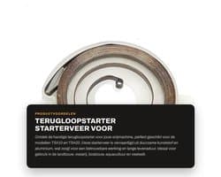 Terugloopstarter Hoogwaardig Materiaal - Starterveer - Geschikt voor TS410/TS420 - Duurzaam - Betrouwbaar - Lichtgewicht 42 g - Startveer