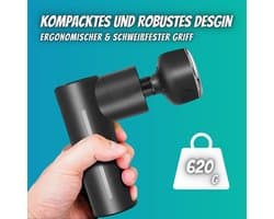 SnelShoppen - Winch Warmte en Koude Massagepistool | Massage Gun met Warmte - Koud Functie (Zwart) voor Spierontspanning en Herstel