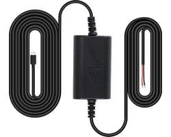 SnelShoppen - Fuses Kit voor Dashcam USB-C Type-C Voedingskabel 3m - 12V-36V naar 5V/2.5A - Voedingsoplossing voor Auto Dashcam