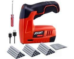 Electric Staple Gun with 3650 Staple Gun and Staple Remover, Heavy Duty Upholstery Staple Gun for Wood, Crafts - ShopVlot