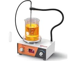 Magnetische Roerder met Verwarmplaat 2L - Digitale Weergave - Variabele Snelheid 700-2600 RPM - Ideaal voor Laboratoria - ShopVlot