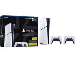 Sony Playstation 5 Slim Digital 825gb+2dualsense Console Zilver Europe PAL / EU Plug 220V
