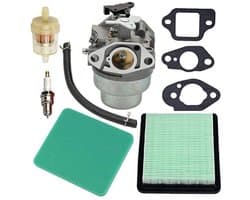 Carburateurrevisieset geschikt voor grasmaaier, inclusief bougiepakking.