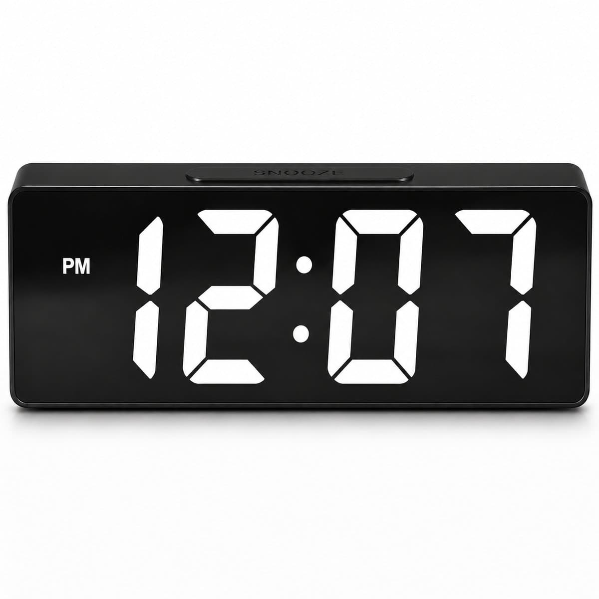 Digitale Wekker - Dubbel Alarm - LED-Display - Zwart — afbeelding 1