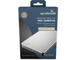 Externe Harde Schijf - Opslag Uitbreiding - Data Archiveren - Snelle Gegevensoverdracht - 1TB Capaciteit - Zilver