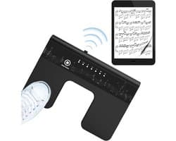 Bluetooth Page Turner Pedaal - Bluetooth voetschakelaar 6 modi voor tablets smartphones oplaadbaar stil live optredens concerten opnamestudio's instrumenten spelen of prompten