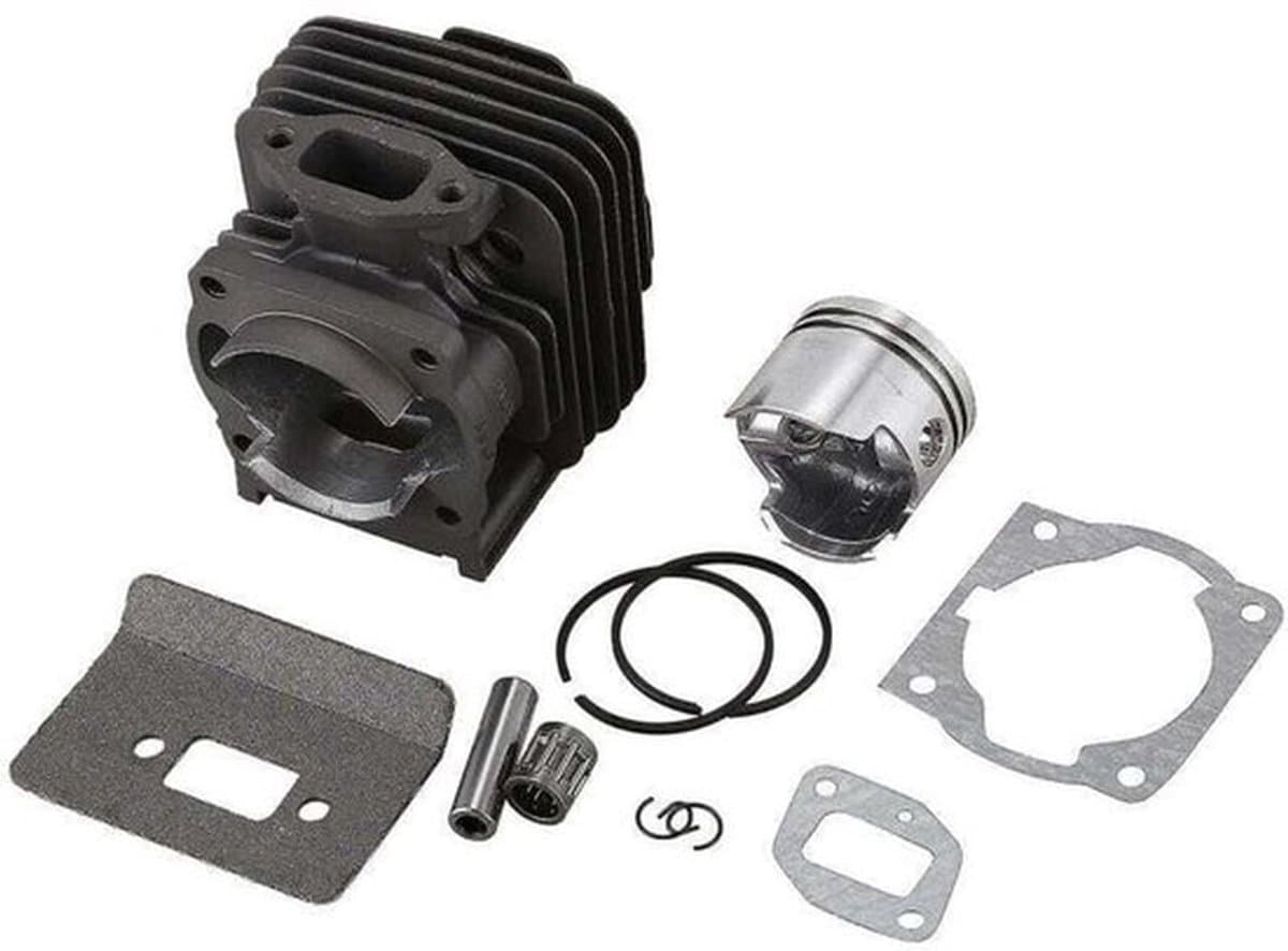 Zuigerassemblagekit van 44 mm 52 cc – Metalen cilinder, geschikt voor 1E44F-5, 44F-5, BG520 motor – Optimale prestaties voor doe-het-zelfprojecten — afbeelding 1
