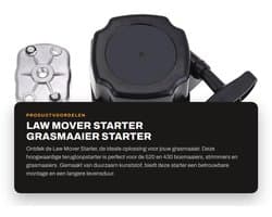 Dailygoods- Startmotor Hoogwaardige Kunststof - Terugloopstarter - Vervanging Grasmaaier - Bosmaaier/Scooter - Eenvoudige Installatie - Lange Levensduur