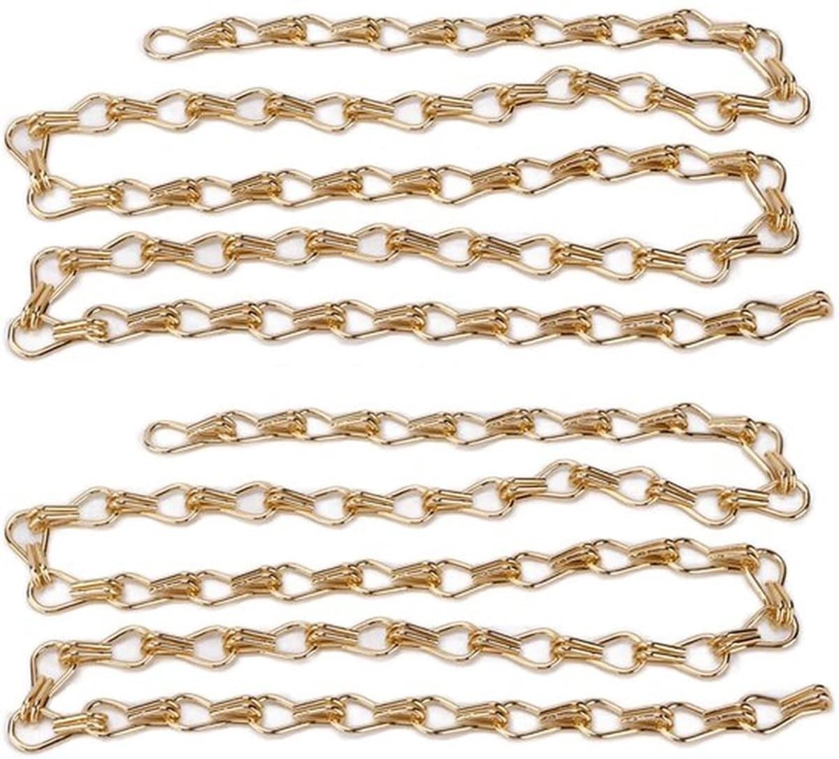 Hanglampketting 2 stuks 1m lange hanglampketting voor buitenplanten (goud) — afbeelding 1