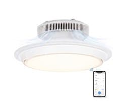 Evolar Smart Plafondventilator met Verlichting en WiFi - 71 cm - Stille Plafondlamp met Ventilator - Dimbaar Warm Wit Licht (LED) - EVO-CF185WW