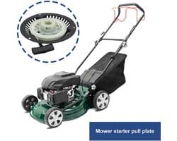 Dailygoods - Grasmaaier Terugslag Starter - Vervangingsdeel - Handmatig - Compatibel met Webb WER46SP - Duurzaam ontwerp - Geschikt voor grasmaaiers