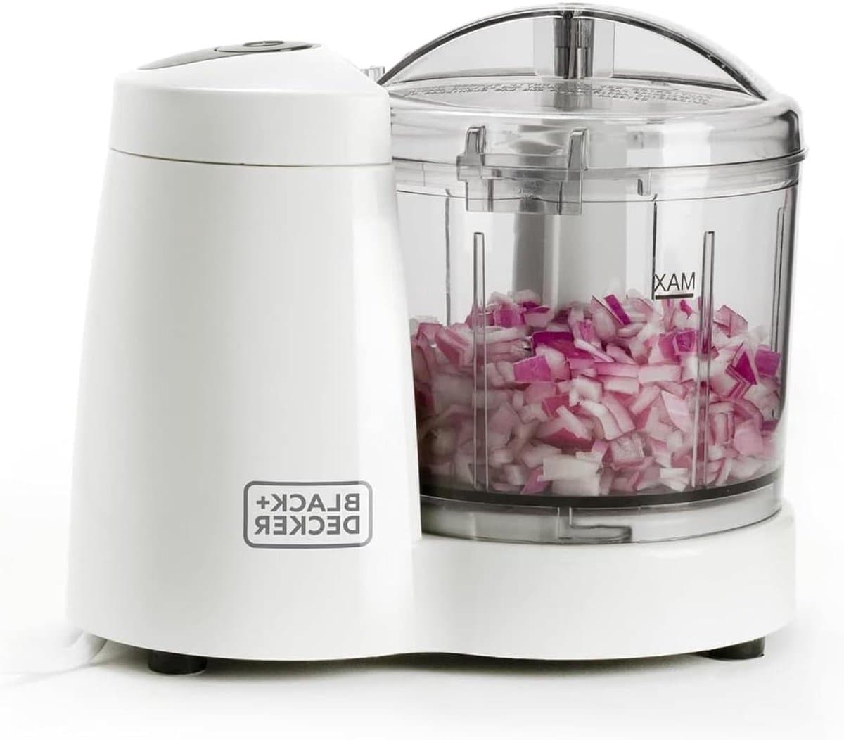 Elektrische Hakmolen - Keukenmachine Mini - Groenten Hakken - Met Pulse Functie - 350 ml - Wit — afbeelding 1