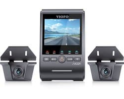 VIOFO A329WW 3CH - 4K Dashcam Vrachtwagen - 3 Camera's - GPS - WiFi 6 - Sony STARVIS 2 - 2 Waterdichte Camera's - Parkeermodus