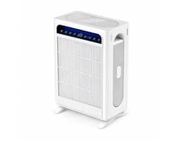DPLUNIQ Luchtreiniger - Luchtzuiveraar - Air Purifier - Luchtreiniger Met HEPA-filter - 100m² - Stille Slaapmodus - 16,5x31x41cm - Wit
