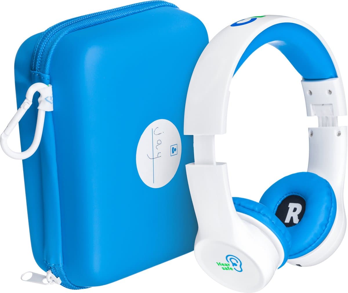 Clevy Hearsafe (Max 85 dB) - Koptelefoon voor kinderen met case - Blauw - Ontworpen voor de schoolklas - Kids Headphone - Headset — afbeelding 1