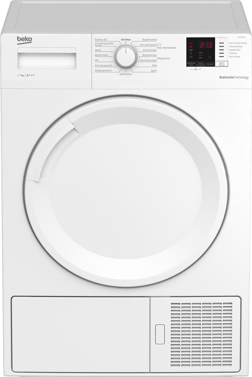 Beko DS7512PA wasdroger Vrijstaand Voorlader 7 kg Wit — afbeelding 1