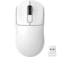 ATTACK SHARK Draadloze Gaming Muis - Wired/2.4G/BT5.4 - Lichtgewicht 49G - PAW3395 - 26000DPI - Wit