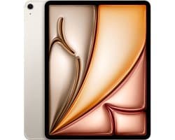 Apple iPad Air (2024) - 13 inch - WiFi + Cellular - 256GB - Beige - 6e generatie