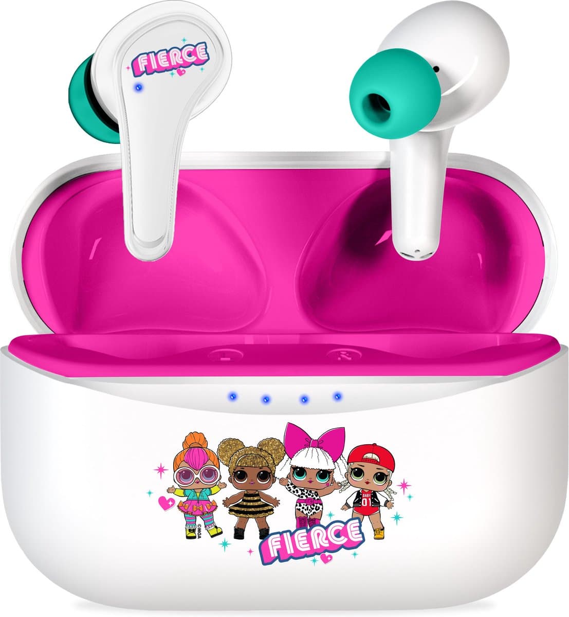 LOL Surprise - draadloze oordopjes - met oplaadcase - touch control - extra eartips - TWS earpods bluetooth — afbeelding 1