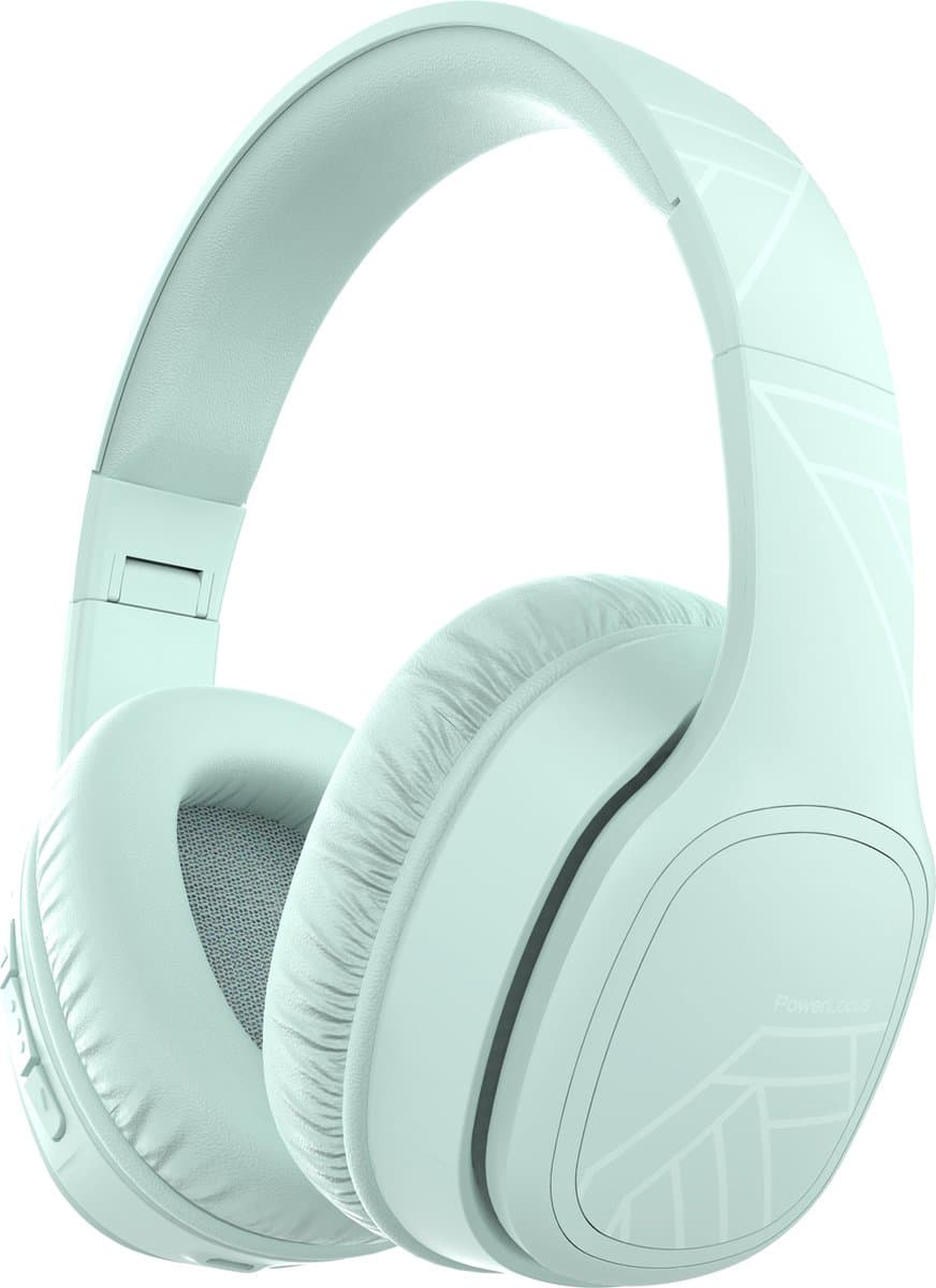 PowerLocus P7 - Draadloze Over-Ear Koptelefoon Inklapbaar - Bluetooth Hoofdtelefoon - Met microfoon – Headphone – Incl. Carry Case - Mint — afbeelding 1