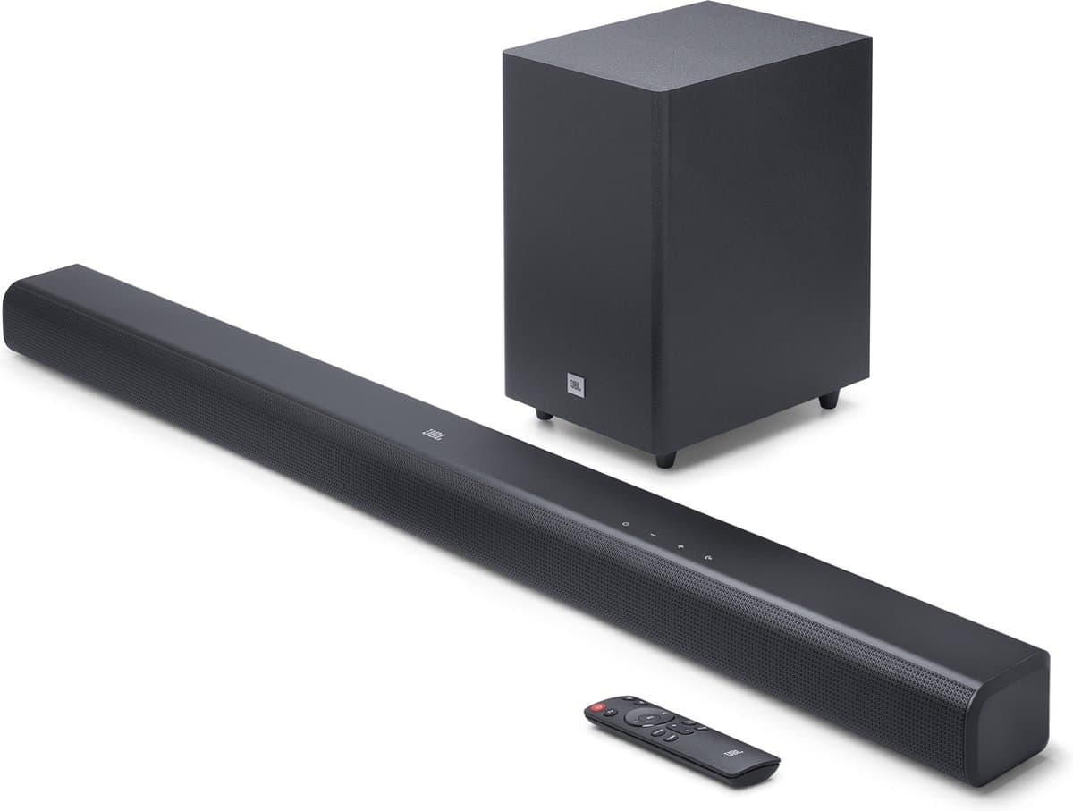 JBL SB550 - 2.1 Soundbar met Draadloze Subwoofer - Home Cinema Systeem voor TV - HDMI ARC - Bluetooth - Diepe Bas - Zwart — afbeelding 1