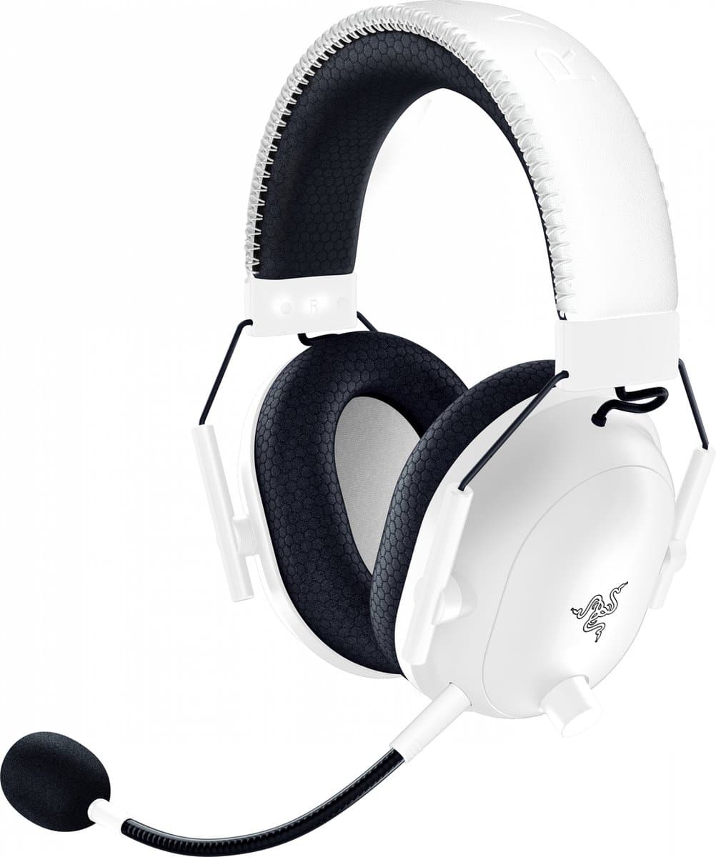 Razer BlackShark V2 Pro (2023) - Draadloze Gaming Headset - Bluetooth/2.4 GHz - PS5/PS4/PC - Wit — afbeelding 1
