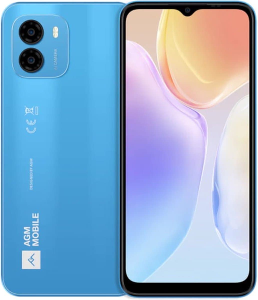AGM Mobiles - NOTE N1 4G Smartphone 128GB - Android 13 - 50MP - Blauw — afbeelding 1