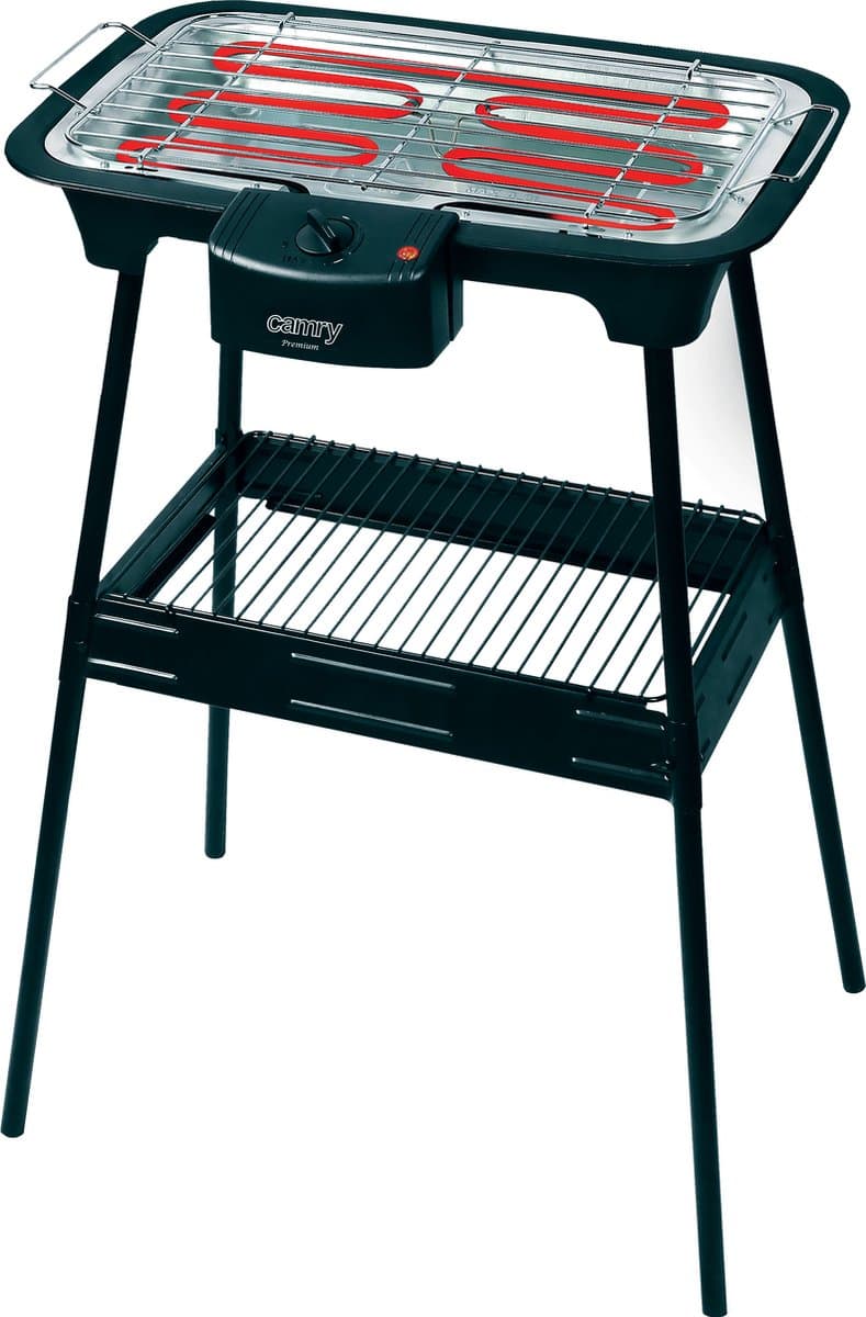 Carmy CR 6612 - Elektrische BBQ met afneembare grill — afbeelding 1