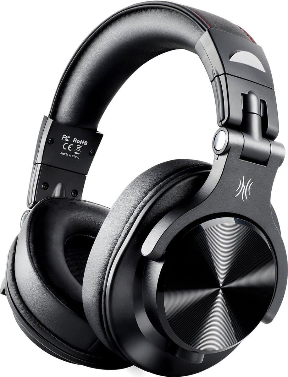 OneOdio Fusion A70 Zwart – Draadloze Over-Ear Koptelefoon – DJ & Studio – Hi-Res Audio — afbeelding 1