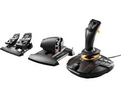 Thrustmaster T16000M FCS Flight Pack - Flight Control Systeem - Joystick, Throttle en Rudder Pedals - voor PC