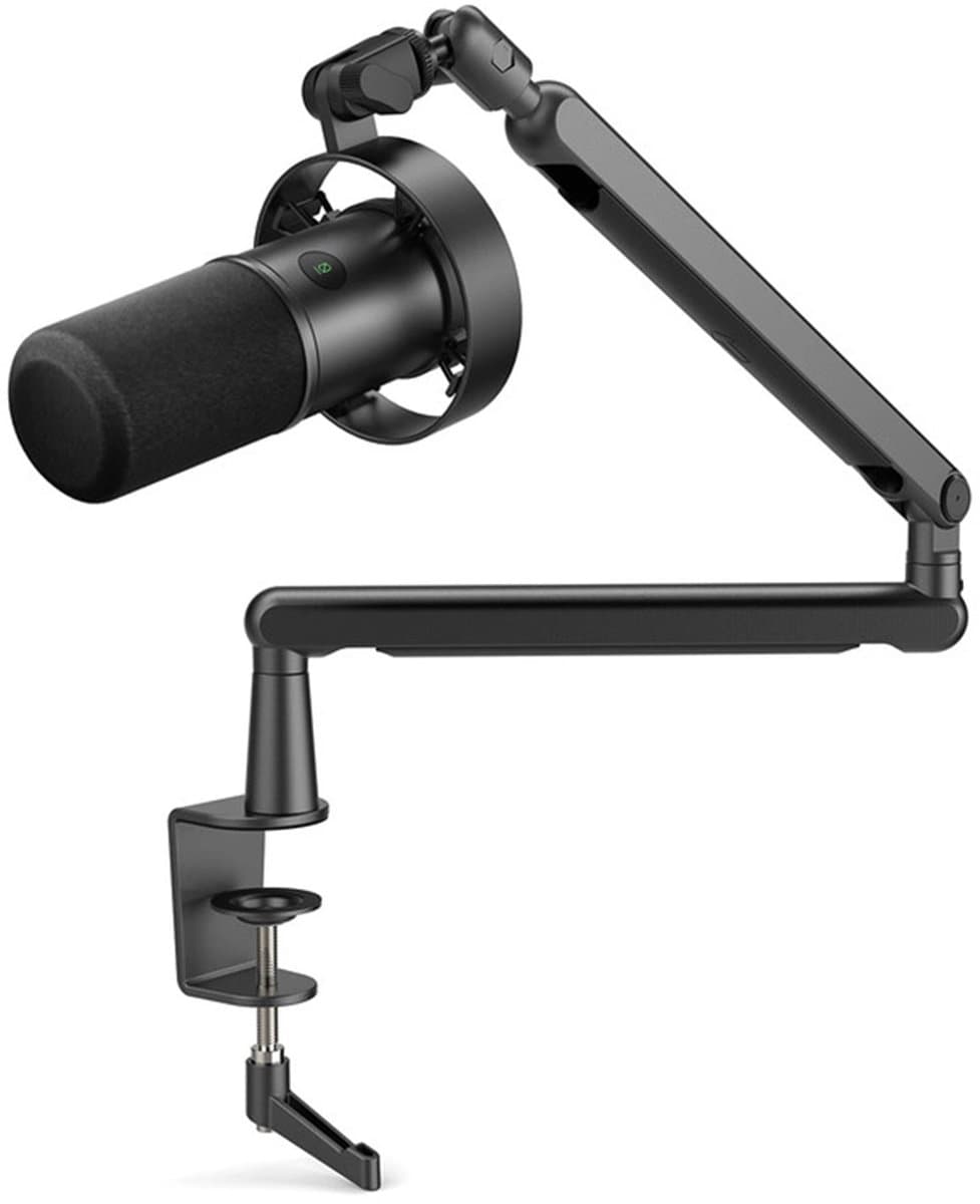 FIFINE - T688 - USB / XLR - Dynamische Microfoon - Met Boom Arm - Streaming - Podcasting - Gaming - Geschikt voor PS4 / PS5 / PC - Zwart — afbeelding 1