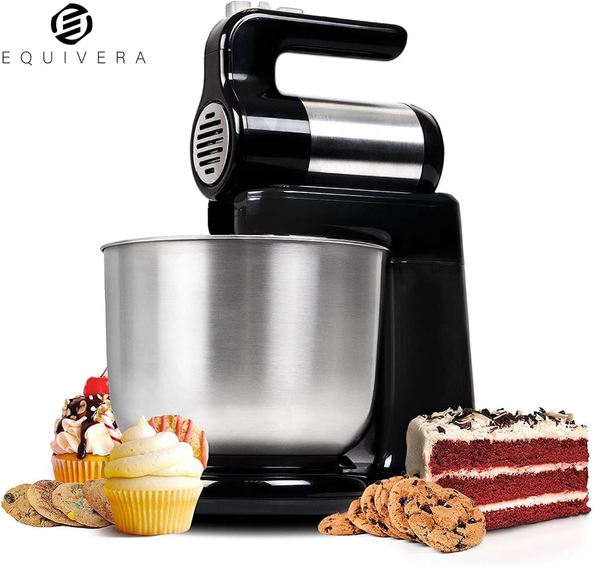 Equivera Deegmachine - Kneedmachine - Deegmixer - Keukenmixer - Keukenmachine — afbeelding 1