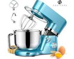 Equivera Deegmachine - Kneedmachine - Deegmixer - Keukenmixer - Keukenmachine