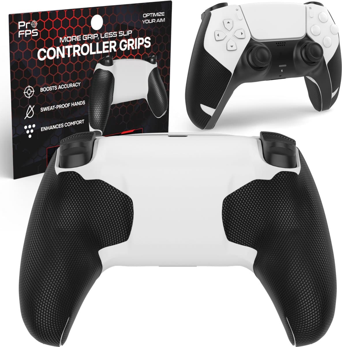 ProFPS Controller Grips geschikt voor PlayStation 5 (PS5) - Ultra Thin — afbeelding 1