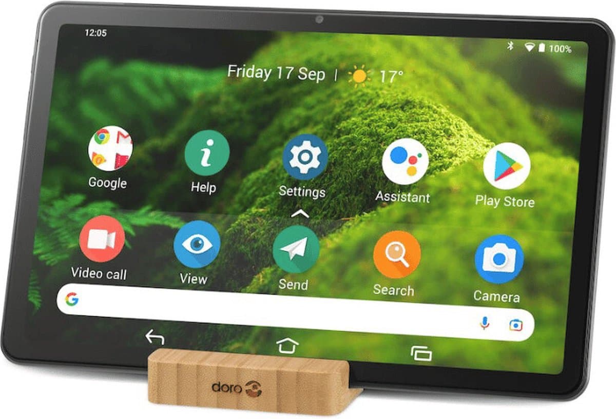 Doro - Vereenvoudigde digitale tablet voor senioren — afbeelding 1