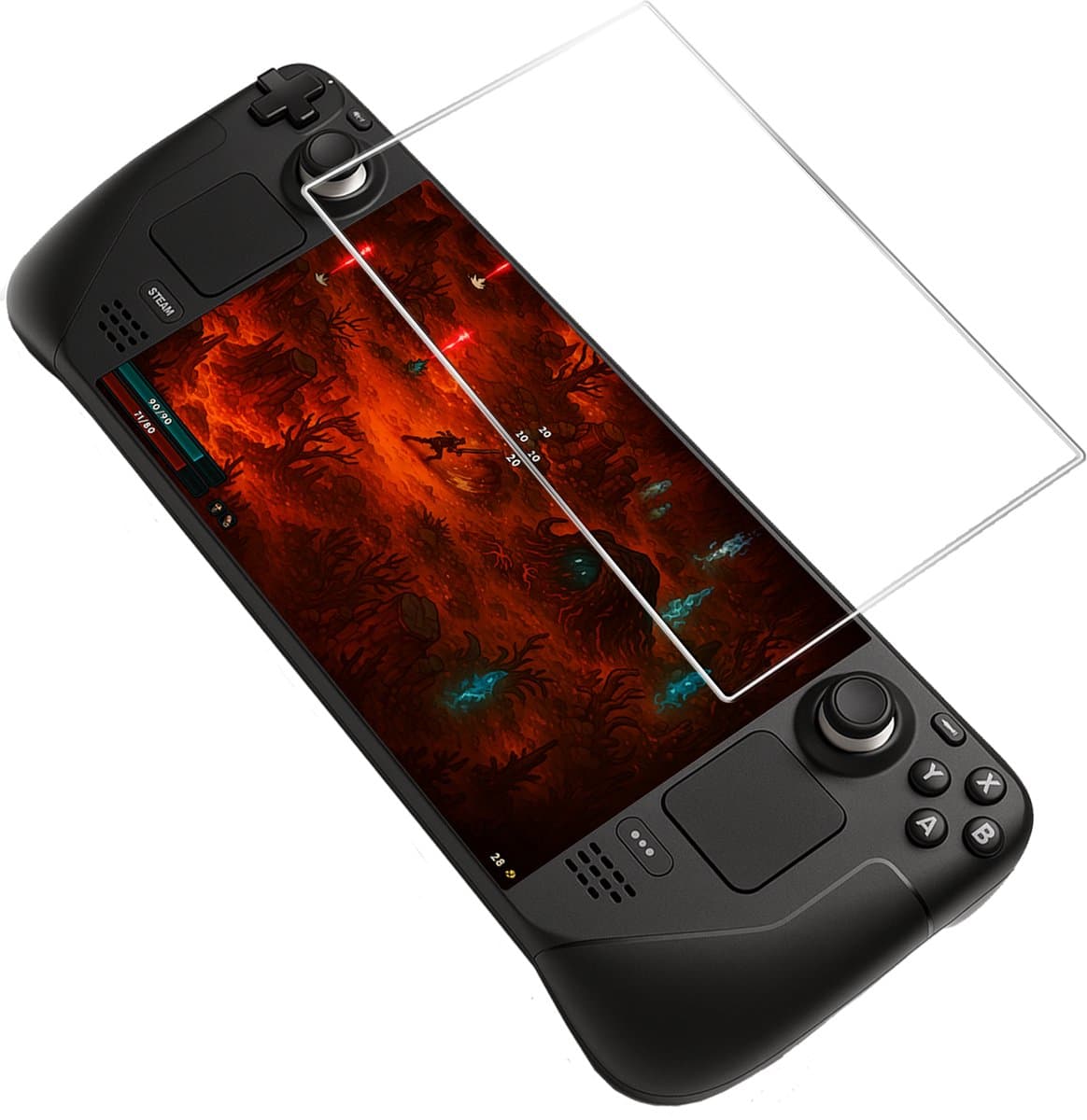 Screenprotector Geschikt voor Steam Deck OLED Bescherm Glas Screen Protector — afbeelding 1