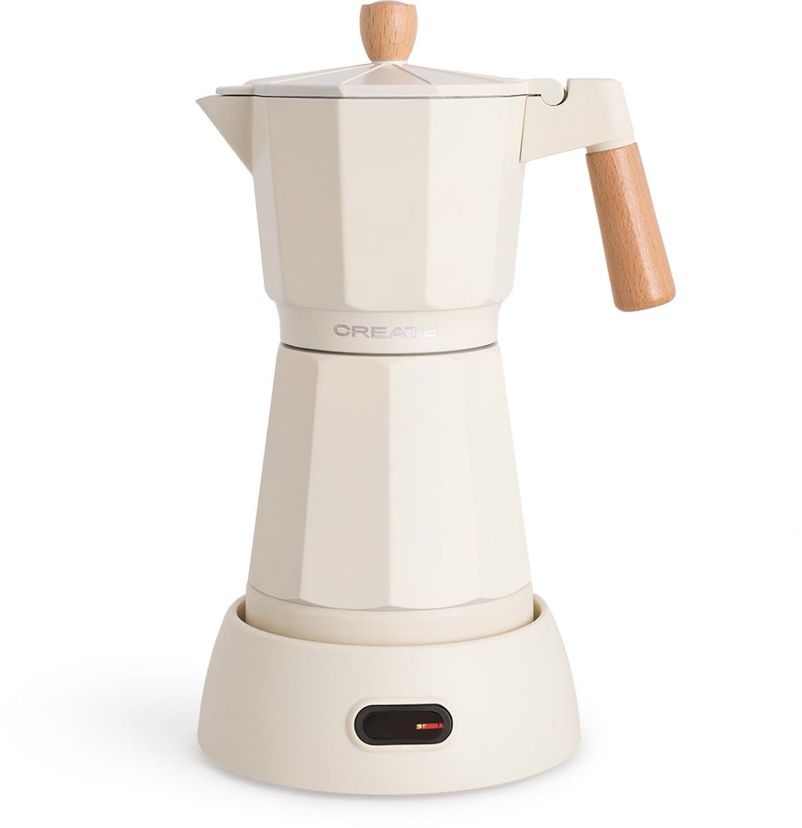 CREATE - Elektrische mokkapot met warmhoudfunctie - Gebroken wit - THERA MOKA ELECTRIC — afbeelding 1