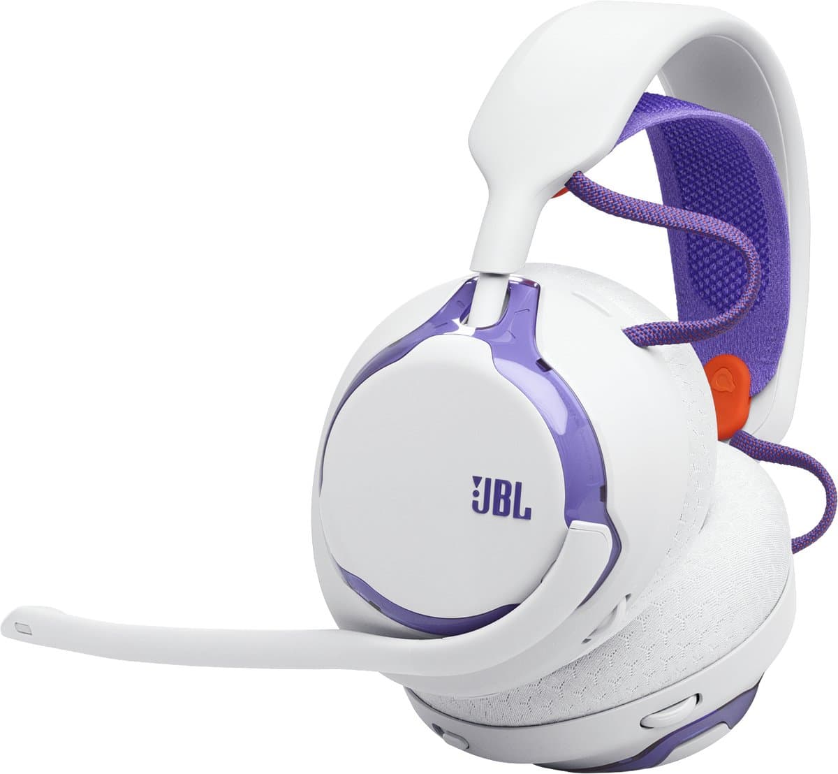 JBL QUANTUM 650 Over-ear Bedrade gaming-headset met Ruisonderdrukking Wit — afbeelding 1