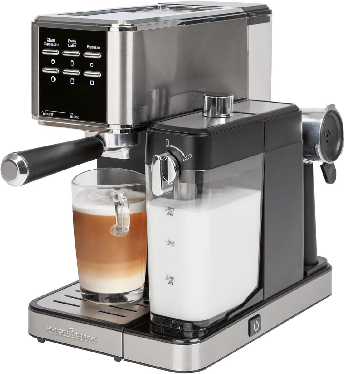 Espressomachine 2-in-1 – Koffiepoeder & Nespresso-compatibele Capsules – 20 Bar Pomp – Melkschuimer – Zeefhouder — afbeelding 1