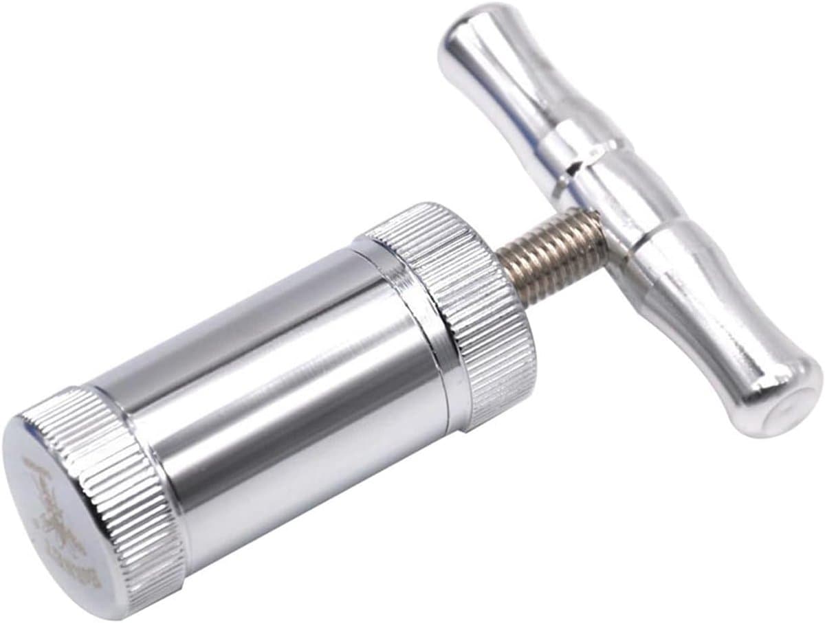 Tool Pollen Press, T-Handle, Durable Spice Press, Small Pollen Press for Herbs, Spices, Garlic, Pepper, Salt, Pollen — afbeelding 1